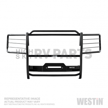 Westin Automotive Grille Guard 1-1/2 Inch Black Powder Coated Steel - 40-93555