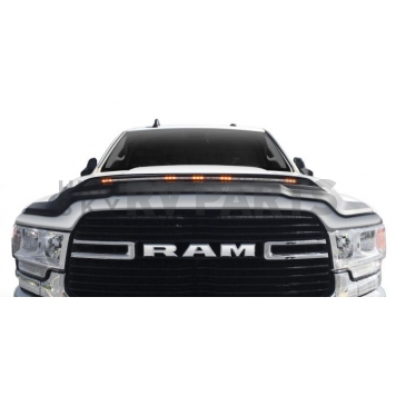 Auto Ventshade Bug Shield - Thermoplastic Olefin (TPO) Black Matte Textured Coated - 753189