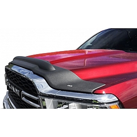 Auto Ventshade Bug Shield - Thermoplastic Olefin (TPO) Black Matte Textured Coated - 436189