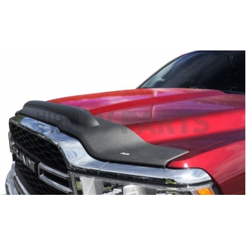 Auto Ventshade Bug Shield - Thermoplastic Olefin (TPO) Black Matte Textured Coated - 436189
