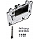 Help! By Dorman Interior Door Handle - Lever Plastic Silver Single - 91047