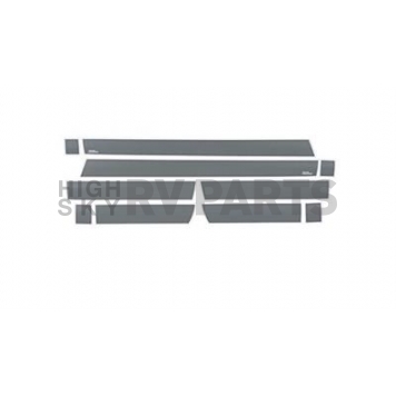 Putco Rocker Panel Molding - Polished Stainless Steel Black Set of 10 - 9751233BP