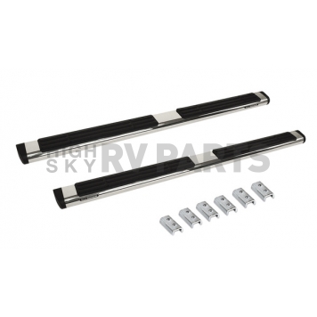 Go Rhino Nerf Bar 6 Inch Stainless Steel Oval - 686409987PS-1