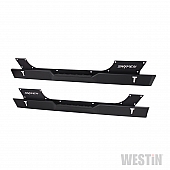 Westin Automotive Rocker Panel Guard - Flat Textured Steel Black Set Of 2 - 427005