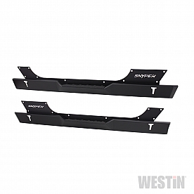 Westin Automotive Rocker Panel Guard - Flat Textured Steel Black Set Of 2 - 427005