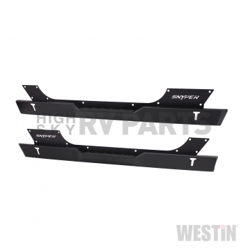 Westin Automotive Rocker Panel Guard - Flat Textured Steel Black Set Of 2 - 427005