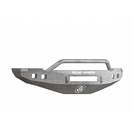 Road Armor Bumper Stealth Pre-Runner 1-Piece Design Steel Natural - 408R4ZNW
