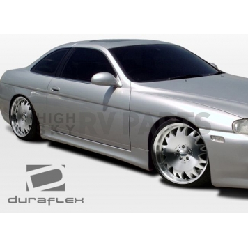 Extreme Dimensions Side Skirt - Primered Fiberglass Reinforced Plastic Black Set of 2 - 106586