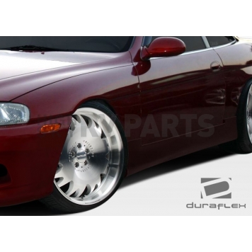 Extreme Dimensions Side Skirt - Primered Fiberglass Reinforced Plastic Black Set of 2 - 106586-1
