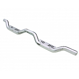 Lund Nerf Bar Stainless Steel Round 3 Inch - Straight - 26510026