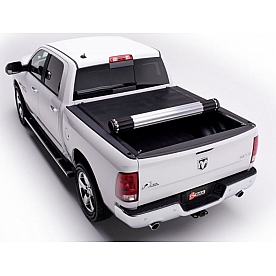 BAK Industries Tonneau Cover Hard Roll-Up Black Gloss Aluminum/ Vinyl - 39213