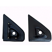 Street Scene Exterior Mirror Bracket Black ABS Plastic Set Of 2 - 95013714