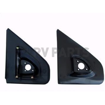 Street Scene Exterior Mirror Bracket Black ABS Plastic Set Of 2 - 95013714