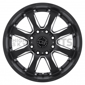 Black Rhino Wheel Sierra - 17 x 9 Black With Natural Accents - 1790SRA128165B22-1