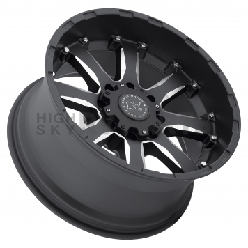 Black Rhino Wheel Sierra - 17 x 9 Black With Natural Accents - 1790SRA128165B22-2