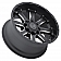 Black Rhino Wheel Sierra - 17 x 9 Black With Natural Accents - 1790SRA128165B22