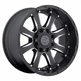 Black Rhino Wheel Sierra - 17 x 9 Black With Natural Accents - 1790SRA-28165B22