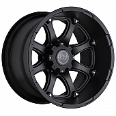 Black Rhino Wheel Glamis - 17 x 9 Black - 1790GLA128165M22