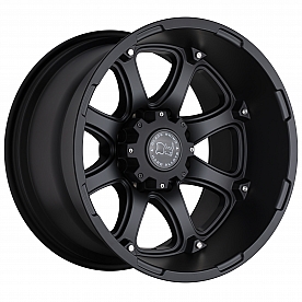 Black Rhino Wheel Glamis - 17 x 9 Black - 1790GLA-28165M22