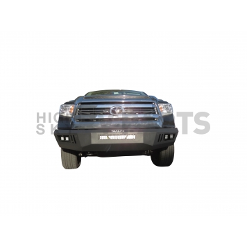 TrailFX TFX Front HD Bumper 1-Piece Design Steel Black - FHDNW005TI