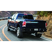TrailFX TFX Rear HD Bumper 1-Piece Design Steel Black - RHDB005TI