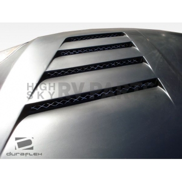 Extreme Dimensions Hood - Primered Fiberglass Black - 104310
