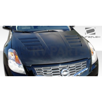Extreme Dimensions Hood - Primered Fiberglass Black - 104310-1