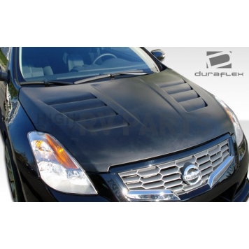 Extreme Dimensions Hood - Primered Fiberglass Black - 104310-3