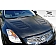 Extreme Dimensions Hood - Primered Fiberglass Black - 104310