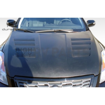Extreme Dimensions Hood - Primered Fiberglass Black - 104310-4