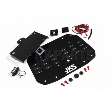 JKS Manufacturing Tailgate Vent Cover - Painted Steel Black - JKS8215-2