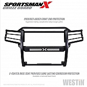 Westin Automotive Grille Guard 1-5/8 Inch Black Textured E-Coated Steel - 40-33705