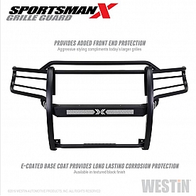 Westin Automotive Grille Guard 1-5/8 Inch Black Textured E-Coated Steel - 40-33705