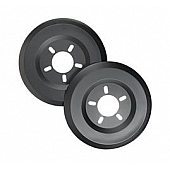Mr. Gasket Wheel Dust Shield - Aluminum Black Set Of 2 - 6904