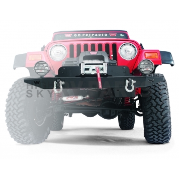 Warn Bumper Rock Crawler 1-Piece Design Steel Black - 61853-1