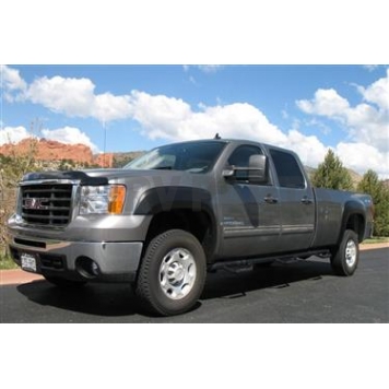 N-Fab Nerf Bar - Truck Wheel to Wheel Black Matte Textured Powder Coated Steel Round - C07115CC6X