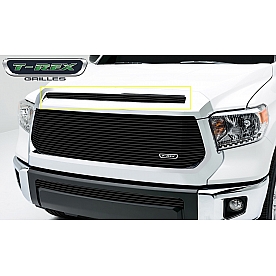 T-Rex Hood Scoop Grille Insert Powder Coated Aluminum Black - 21964B