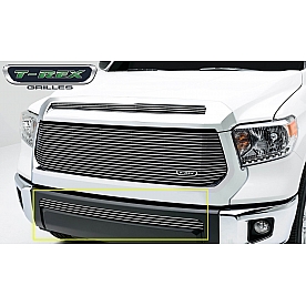 T-Rex Bumper Grille Insert Horizontal Bar Polished Silver Billet Aluminum - 25964
