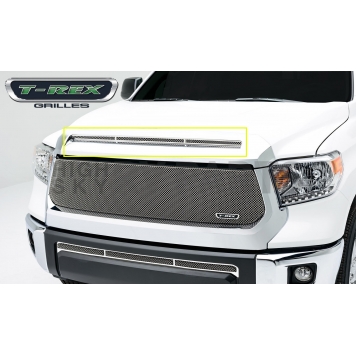 T-Rex Hood Scoop Grille Insert Polished Stainless Steel Silver - 119640