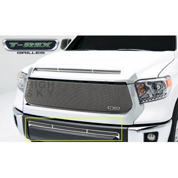 T-Rex Bumper Grille Insert Mesh Polished Silver Stainless Steel - 55964
