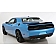 GT Styling Tail Light Center Panel Cover - Solid Smoke - GT4190