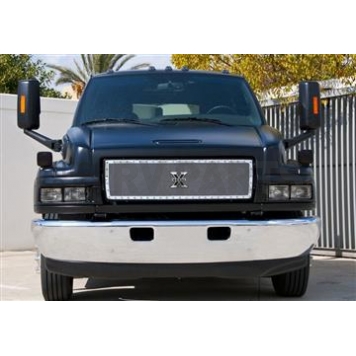 T-Rex Truck Products Grille Insert - Mesh Rectangular Polished Stainless Steel - 6710870