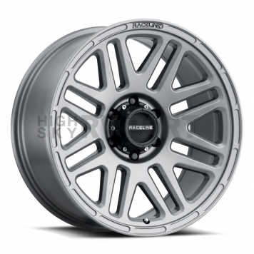 RaceLine Wheel 17 Diameter 0 Offset Aluminum Gray Single