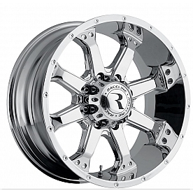 RaceLine Wheel 17 Diameter -12 Offset Aluminum Silver Single