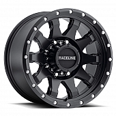 RaceLine Wheel 17 Diameter -12 Offset Aluminum Black Single
