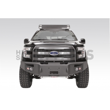 Fab Fours Bumper Premium 1-Piece Design Steel Black - FF15H32511