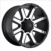 Ultra Wheel Crusher 195 - 17 x 8 Black With Diamond Cut Face - 195-7882U