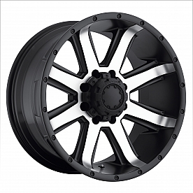 Ultra Wheel Crusher 195 - 17 x 8 Black With Diamond Cut Face - 195-7882U