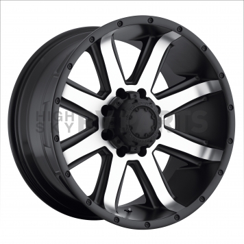 Ultra Wheel Crusher 195 - 17 x 8 Black With Diamond Cut Face - 195-7882U