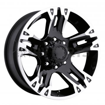 Ultra Wheel Maverick 234/235 - 17 x 8 Black With Diamond Cut Accents - 235-7882B
